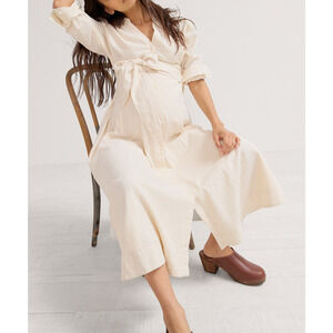 Hatch The Longsleeve 'Silvina' White Dress Size 3 - NWT